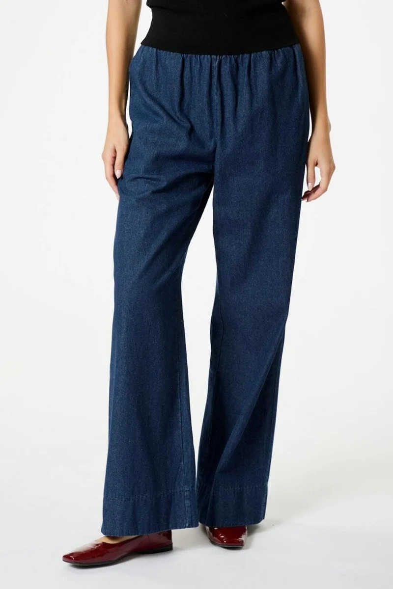 Neo Noir - Yana Denim Long Pants - Dark Blue