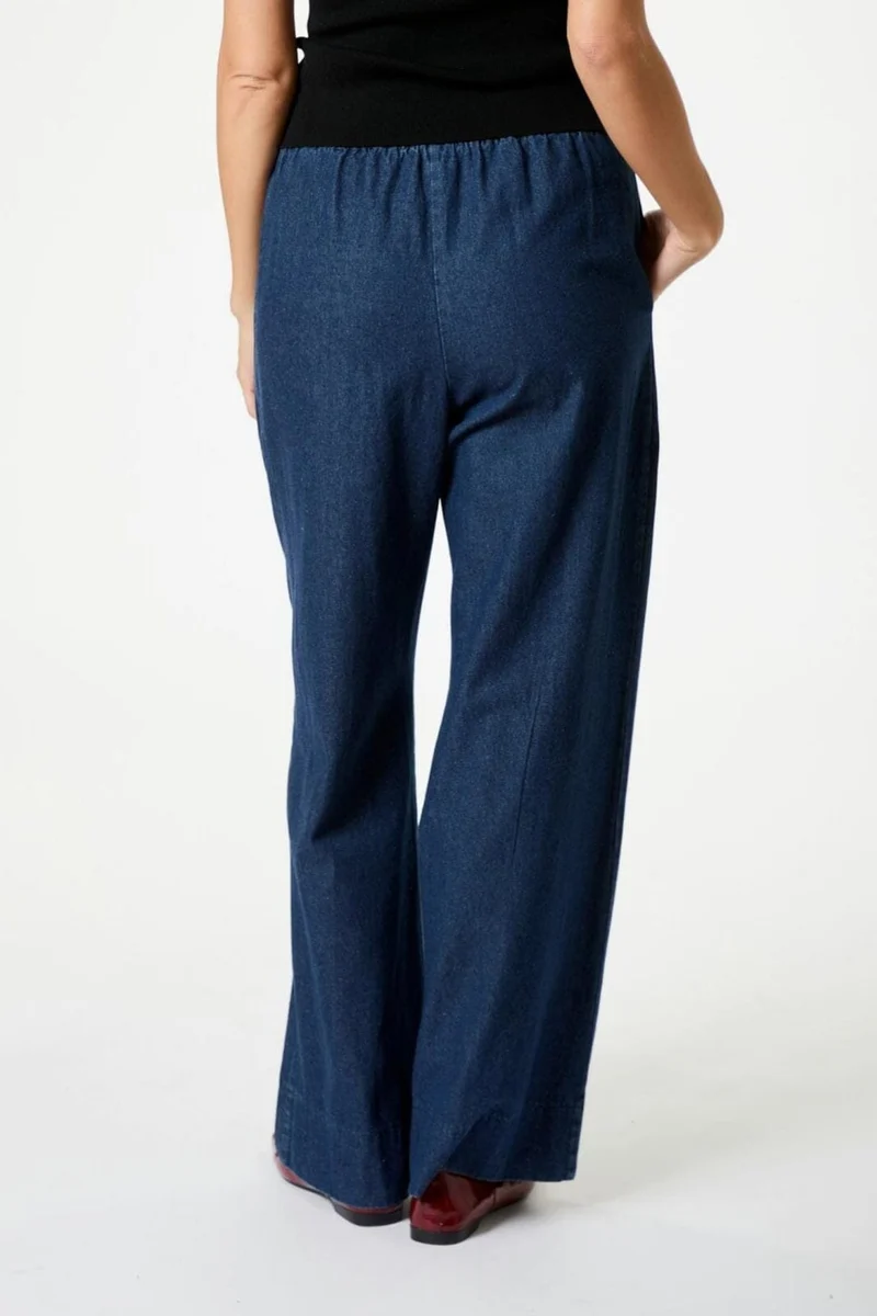Neo Noir - Yana Denim Long Pants - Dark Blue