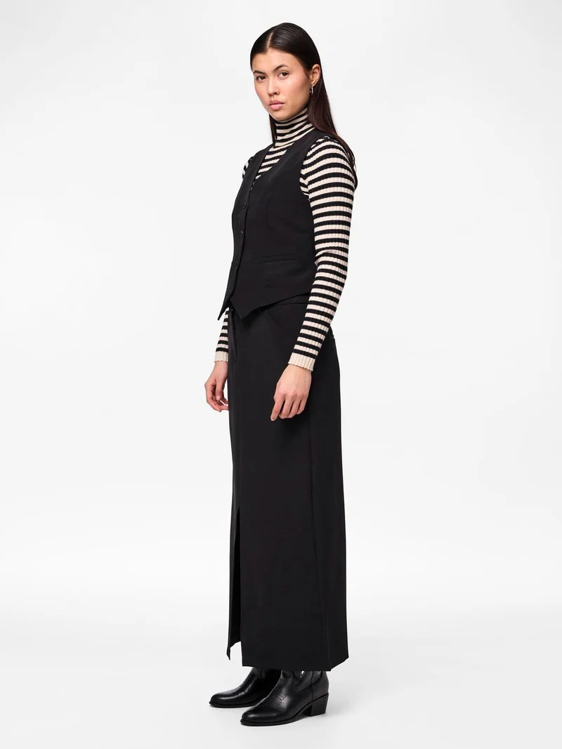 Pieces - Pcbozzy Vest - 4563734 Black