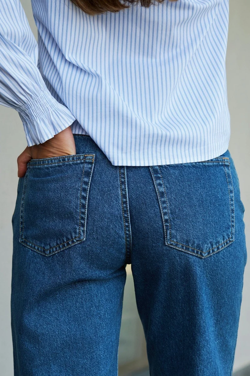 Neo Noir - Simona D Pants - Stonewash